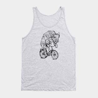 SEEMBO Bison Cycling Bicycle Cyclist Bicycling Biking Biker Bike Tank Top